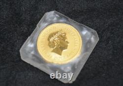 1999 Australia Year of Rabbit 1/4 oz. 9999 Gold $25 Coin Free US Shipping