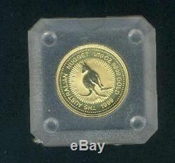 1999 Australian 1/10oz Gold Nugget Coin in Original Packaging