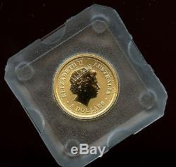 1999 Australian Gold 1/20th oz Kangaroo Nugget. 9999 fine Perth Mint
