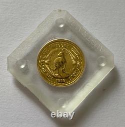 1999 Australian Gold Nugget Kangaroo 1/10 oz. Coin Mint Sealed