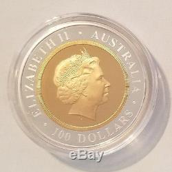 1999 Centenary Sovereign Proof Gold & Silver Coin Free Shipping