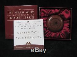 1999 Perth Mint Centenary Sovereign Proof Issue