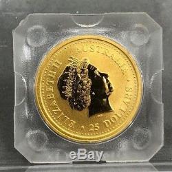 1999 The Australian Nugget 1/4 oz. 9999 Gold BU Australia Gold Coin