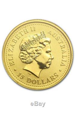 1999 The Australian Nugget / Kangaroo Series 1/10oz. 9999 Gold Bullion Coin PM