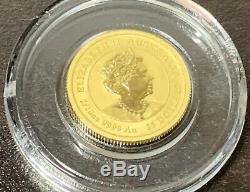 1/10 Oz Australian Lunar Series III Mouse Gold Coin