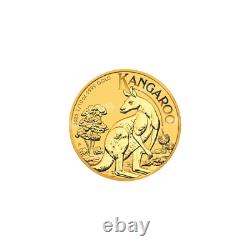 1/10 oz 2023 Australian Kangaroo Gold Coin Perth Mint