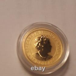 1/10 oz 2023 Perth Mint Australian Kookaburra 9999 Fine Gold. Low mintage