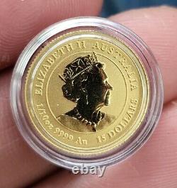 1/10oz Gold 999.9 Australian Lunar Year Of Tiger 2022 Bullion Coin (Perth Mint)