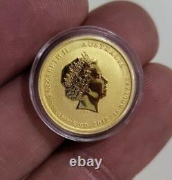 1/10oz Gold 999.9 Lunar Year of Dragon 2012 Bullion Coin (Perth Mint)