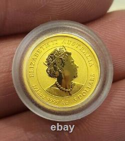 1/20oz Gold 999.9 Lunar Year Of Mouse 2020 Bullion Coin (Perth Mint)