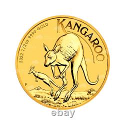 1/2 oz 2022 Australian Kangaroo Gold Coin Perth Mint