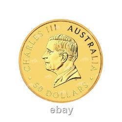 1/2 oz 2024 Australian Kangaroo Gold Coin Perth Mint