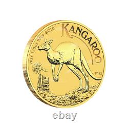 1/2 oz 2024 Australian Kangaroo Gold Coin Perth Mint
