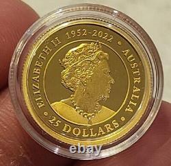 1/4oz Gold 999.9 Kangaroo 2023 Proof Coin (Perth Mint)