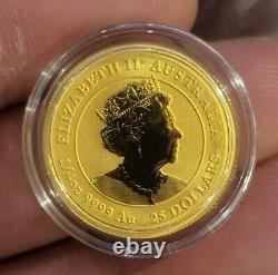 1/4oz Gold 999.9 Lunar Year Of Tiger 2022 Bullion Coin (Perth Mint)