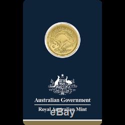 1/4oz Royal Australian Mint Kangaroo. 9999 Gold Bullion Coin RAM COA
