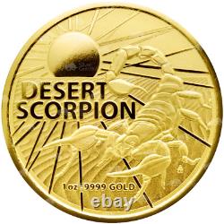1 oz 2022 Australia's Most Dangerous Desert Scorpion Gold Coin Royal Australi