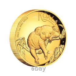 1 oz 2022 Australian Koala High Relief Proof Gold Coin Perth Mint