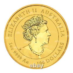 1 oz 2022 Perth Mint Australian Lunar Year of the Tiger Gold Coin