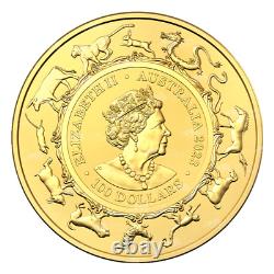 1 oz 2023 Lunar Series Year of the Rabbit Gold Coin Royal Australian Mint