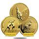 1 Oz Australian Gold Kangaroo/nugget Coin. 9999 Fine Bu/pf Random Year