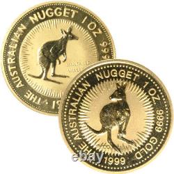 1 oz Australian Gold Nugget Coin (Random Year)