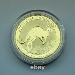 1 oz Fine Gold. 9999 AUSTRALIAN KANGAROO $100 COIN 2017 P Brilliant Uncirculated