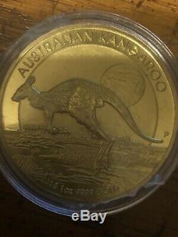 1 oz Gold $100 Australian Kangaroo 2015 withCase