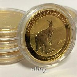 1 oz Gold Australian Kangaroo. 9999 Gold Coin by Perth Mint Random Year