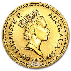 1 oz Gold Australian Kangaroo/Nugget Coin Random Year Coin SKU #14