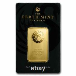 1 oz Gold Bar Perth Mint (In Assay) SKU #57159