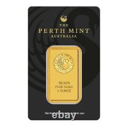 1 oz Perth Mint Gold Bar. 9999 Fine (In Assay)