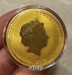 1oz Gold 999.9 Australian Lunar Year Of Pig 2019 Bullion Coin (Perth Mint)