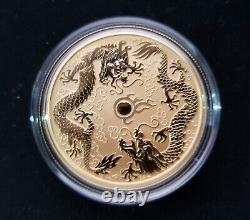 1oz Gold 99.99% Double Dragon 2020 Bullion Coin (Perth Mint)