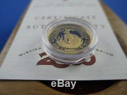 2000 $15 AUSTRALIAN NUGGET 1/10oz GOLD PROOF ISSUE COIN