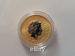 2000 1/10 oz Gold Australian Perth Mint Lunar Year of the Dragon Coin Series 1