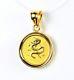 2000 $5 Australia 1/20 Oz. 9999 Fine Gold Dragon Lunar Year Coin 14k Pendant