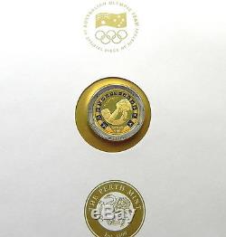 2000 AUSTRALIAN OLYMPIC TEAM Official Series with $100 Gold Achievement Coin