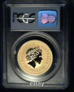 2000 Australia $100 Gold Nugget 9-11-01 WTC Ground Zero Recovery PCGS Gem Unc