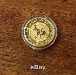 2000 Australia 1/2oz 9999 Kangaroo Gold Nugget Coin Uncertified Ungraded Gold