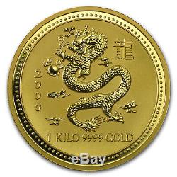 2000 Australia 1 kilo Gold Lunar Dragon BU (Series I) SKU #26735