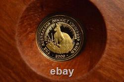 2000 Australia Mint Outback Collection with Silver Gold & Platinum Coins OGP