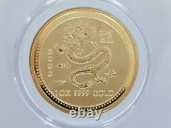 2000 Australian $100 1oz Gold Coin Lunar Series