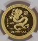 2000 Australian 1oz Lunar Dragon Ngc-uc-pf70-population? Only 10? Extremely Rare