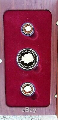 2000 Australian Lunar Series Year of the Dragon Gold coin set