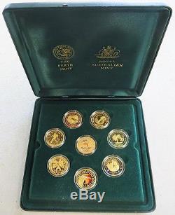 2000 Gold Sydney Olympic (7) Australia $100 Dollar Gem Proof Coin Set Perth Mint