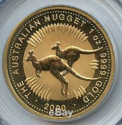 2000 PCGS Ground Zero Rec Gem Uncirc Australia $100 1 oz. 9999 Gold Coin AN5444S