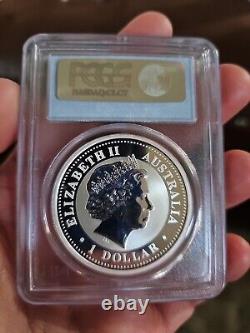 2000 P AUSTRALIA YEAR OF THE DRAGON 1 oz Bullion Coin PCGS MS70 See Description
