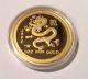 2000 Proof Australia Lunar Year Of The Dragon 1 Ounce Gold Coin Very Rare