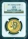 2001 Australia Lunar Year Of Snake 1 Oz Pure Gold G$100 Coin Ngc Ms70